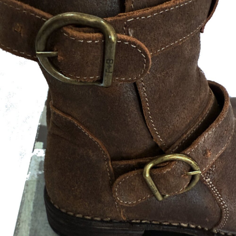 FIORENTINI + BAKER 2-Buckle Eternity 713 Moto Boots Levanzo Ice Size 38.5 NIB - Picture 8 of 14